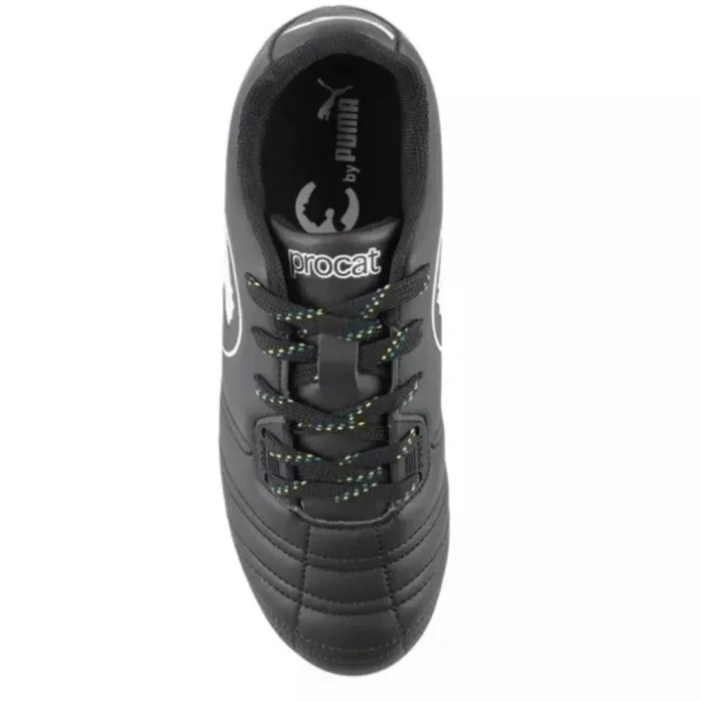 ProCat by Puma Youth Kids Soccer Cleats Field Training Shoes, Black Size 1